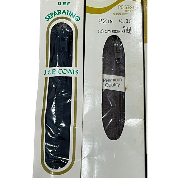 Vintage Talon Polyester Zipper 18" Baby Blue Style 110-1 - Picture 1 of 2